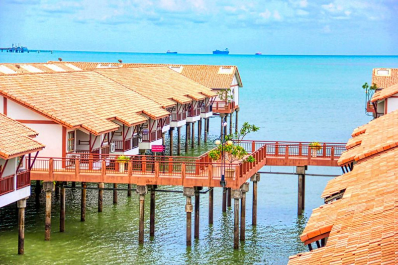 Affordable tropical overwater bungalows