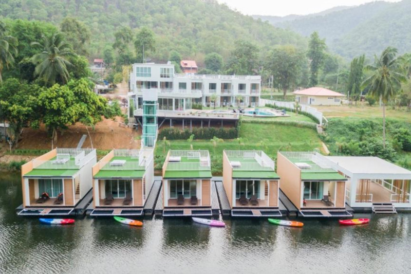 kanchanaburi water bungalows