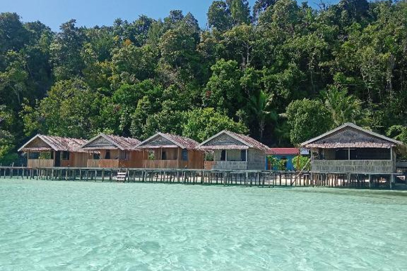 Water Villas in Raja Ampat