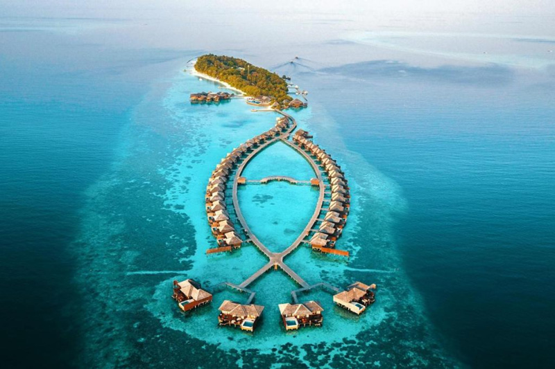 beautiful overwater villas