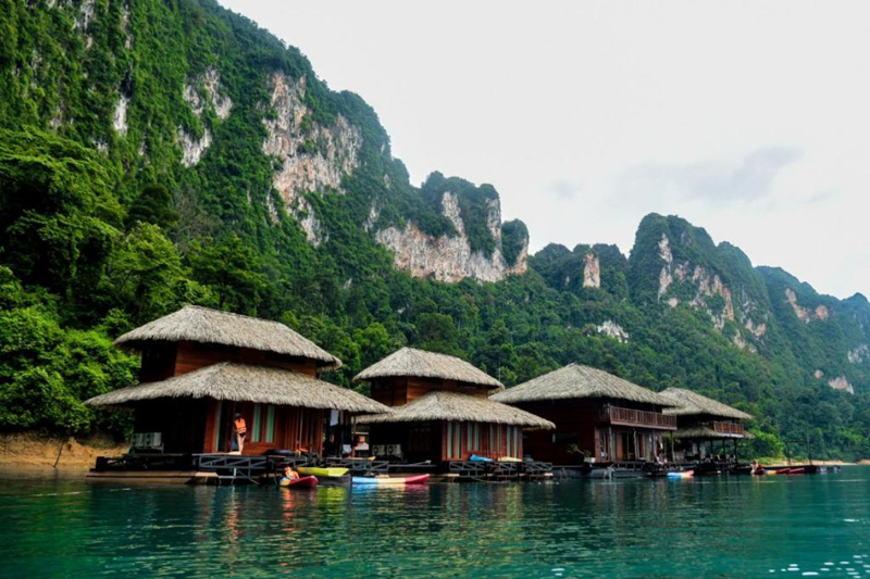 Overwater Bungalows in Thailand