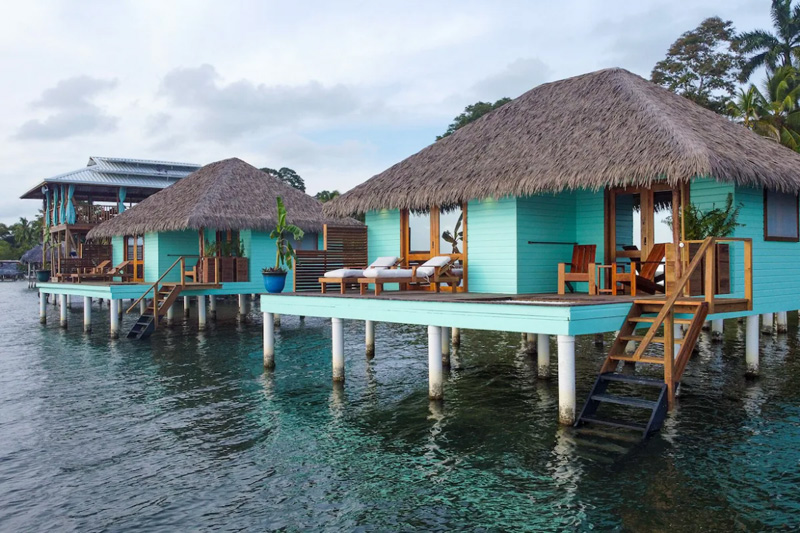 crystal clear water overwater villas florida